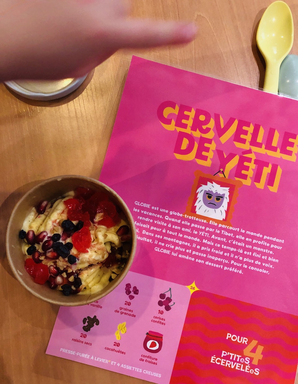 Recette cervelle de Yéti